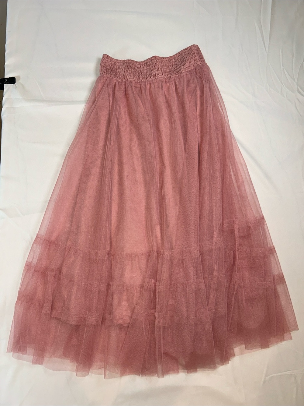 Women’s Pink Tulle Maxi Skirt